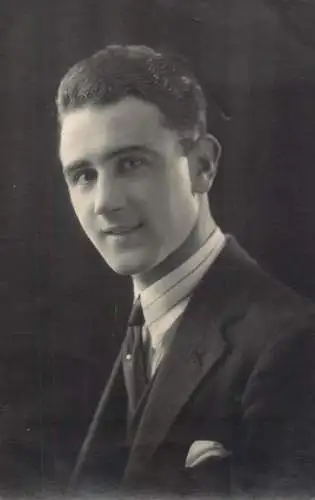 British social history souvenir photo elegant young man