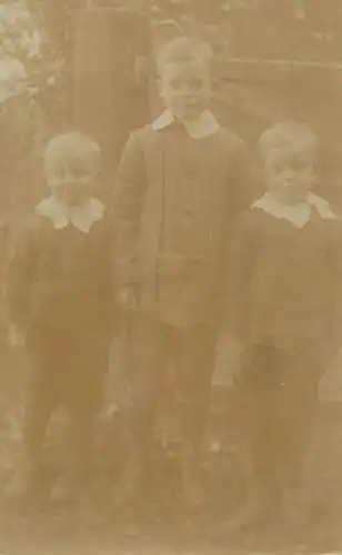 British social history souvenir photo 3 elegant brothers