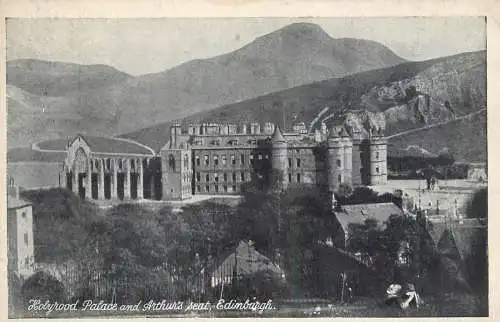 United Kingdom Scotland Edinburgh Holyrood palace