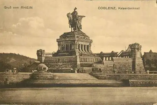 Germany gruss vom Rhein Coblenz