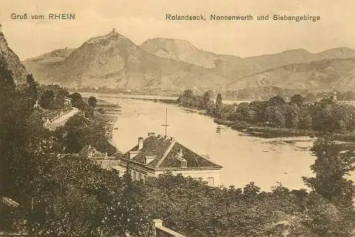 Germany gruss vom Rhein Rolandseck
