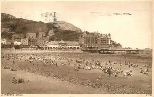 United Kingdom Wales Llandudno sands