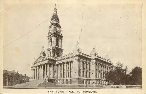 United Kingdom England Portsmouth town hall