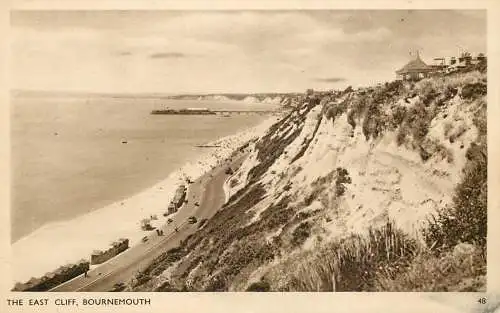 United Kingdom England Bournemouth East cliff