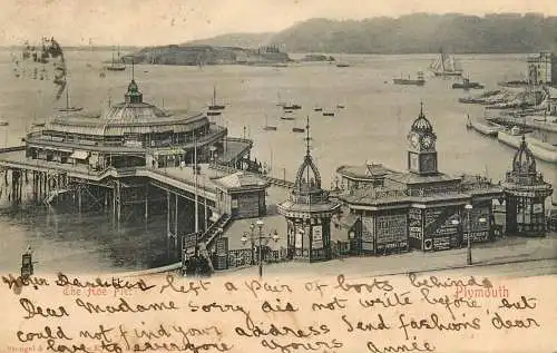United Kingdom England Plymouth the Hoe pier