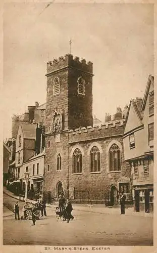 United Kingdom England Exeter St. Mary's steps
