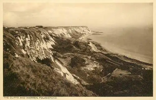United Kingdom England Folkestone the cliffs and Warren