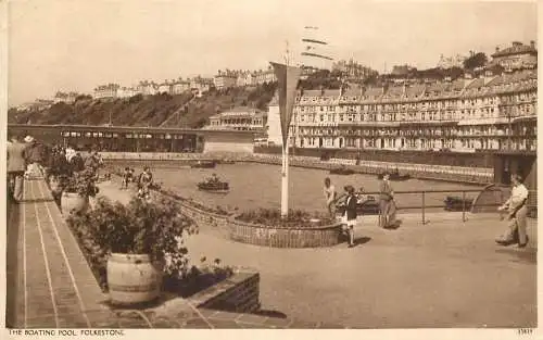 United Kingdom England Folkestone boating pool