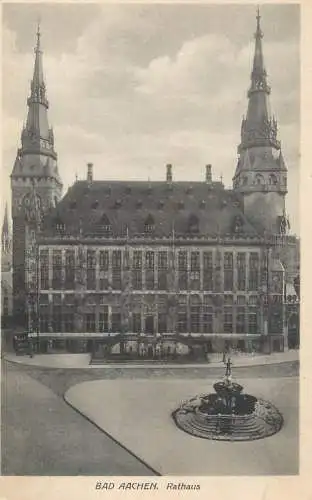 Germany Bad Aachen Rathaus