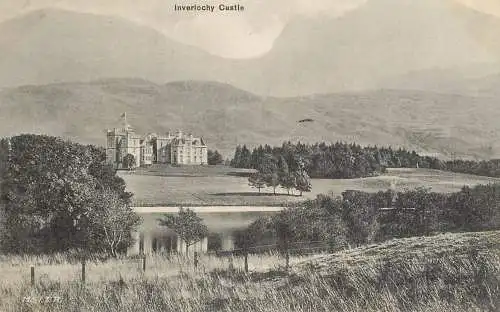British castles postcard Inverlochy castle