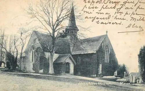 British churches & cathedrals postcard Shanklin church