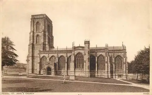 British churches & cathedrals postcard Yeovil St. John's church