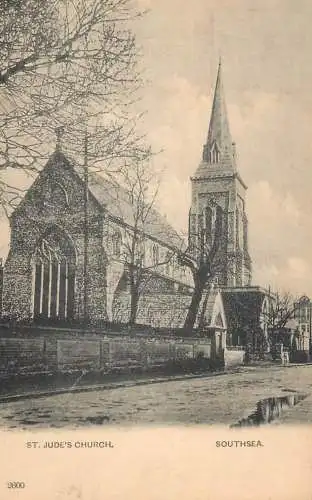 British churches & cathedrals postcard St. Jude's church Southsea