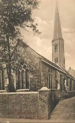 British churches & cathedrals postcard York All saints church