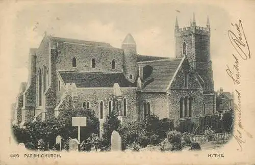 British churches & cathedrals postcard Iffley church