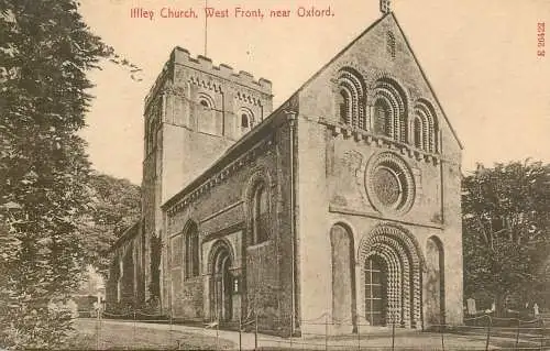 British churches & cathedrals postcard Iffley church Oxford