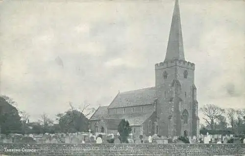 British churches & cathedrals postcard Tarring church