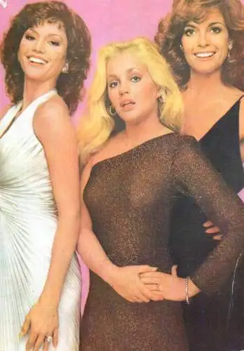 ACIN Romania postcard Victorial principal Charlene Tilton Linda Gray