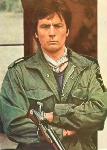 ACIN Romania postcard Alain Delon