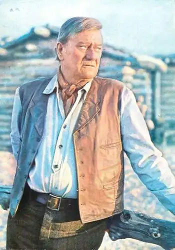 ACIN Romania postcard John Wayne Cowboy