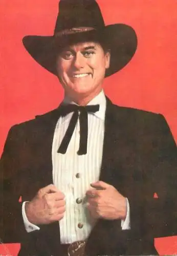 ACIN Romania postcard Larry Hagman