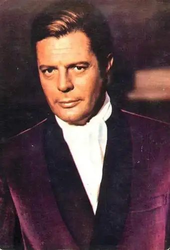 ACIN Romania postcard Marcello Mastroianni
