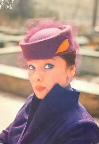 ACIN Romania postcard Margareta Paslaru