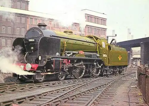 Transportation postcard train SR 440 Repton schools class Stewarts lane 1962