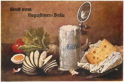 Stillleben aus dem Augustiner Bräu in Salzburg