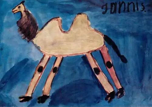 Children's drawings village d`enfants Pestalozzi Jannis - camel