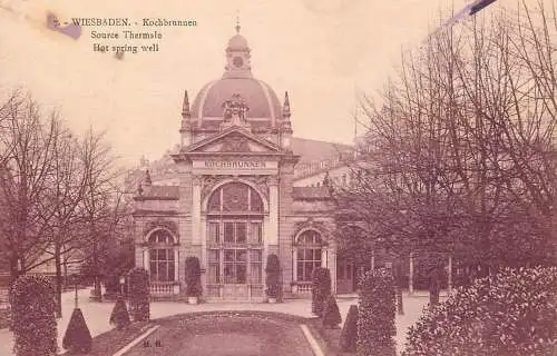 Germany Wiesbaden Kochbrunnen