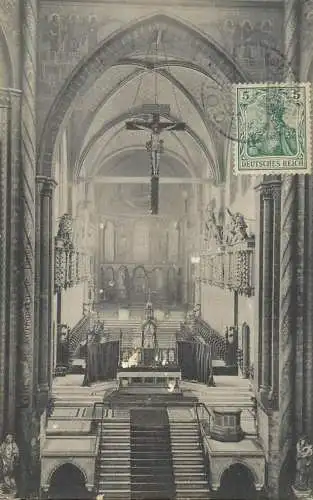 Germany Koln am Rhein Church interior view