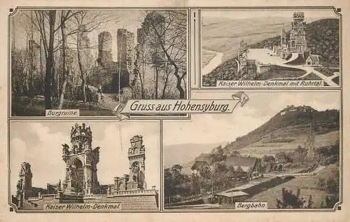 Germany Gruss aus Hohensyburg multi view