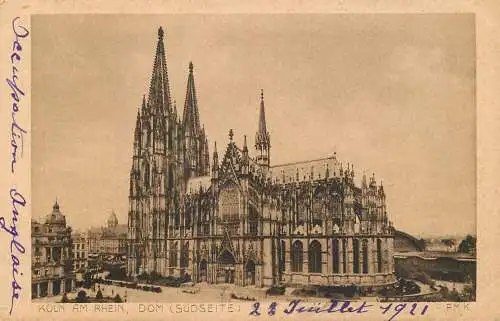 Germany Koln am Rhein Dom (Sudseite)