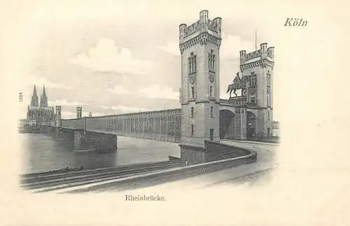 Germany Koln am Rhein - Rheinbrucke