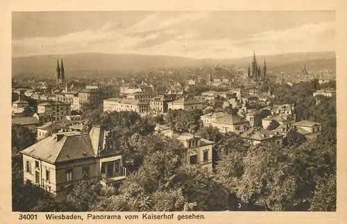 Germany Wiesbaden Panorama vom Kaiserhof