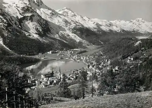 Switzerland St. Moritz dorf und Bad Engadin