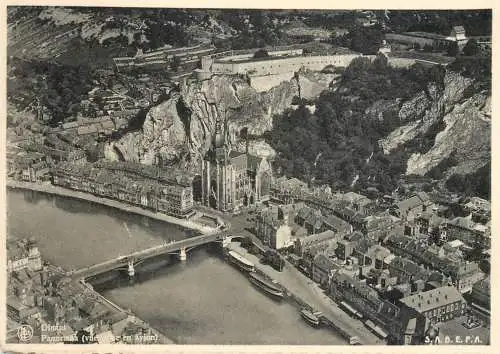 Belgium Dinant panorama aerial