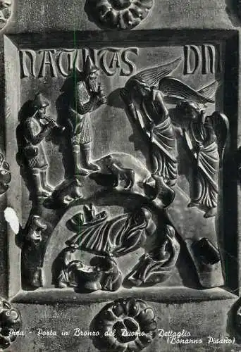 Italy Pisa porta in Brozno del Duomo