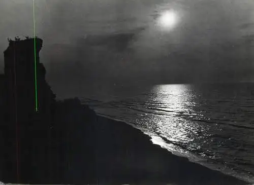 Poland Trzęsacz seaside night