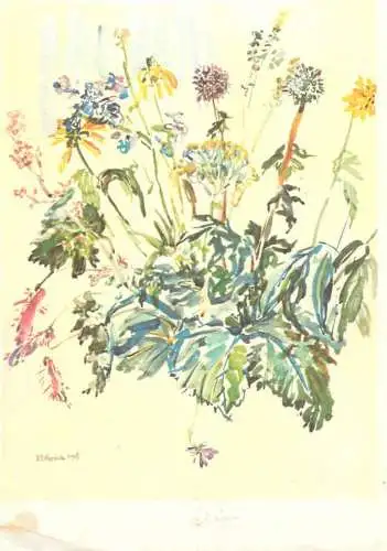 Summer flowers by Oskar Kokoschka