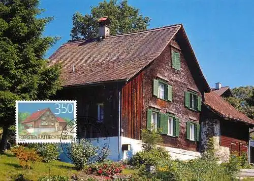 Alte Bauten und Ortsbildschutz Gamprin/Bandern Buhl, Gamprin maxi card