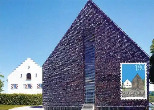 Alte Bauten und Ortsbildschutz Gamprin/Bandern Statthalterei und Liechtenstein-Institut maxi card