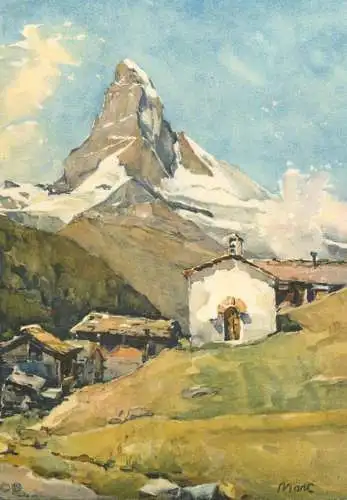 Findelen mit Matterhorn 1965 signed Marc