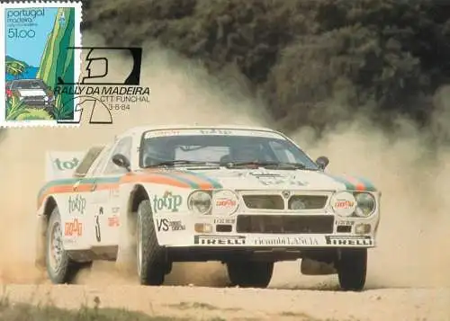 Maxi Card Portugal Madeira rally da Madeira Lancia rally