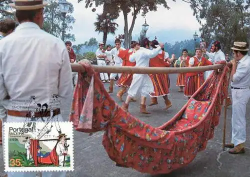 Maxi Card Portugal Madeira transportes tipicos da Madeira Rede