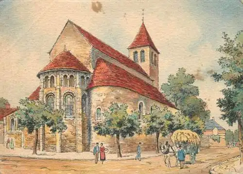 France Cosne sur Loire L'Eglise Saint Aignan