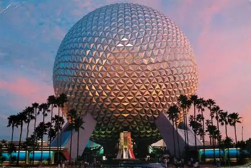 United States FL Florida Epcot Center Disney Spaceship Earth