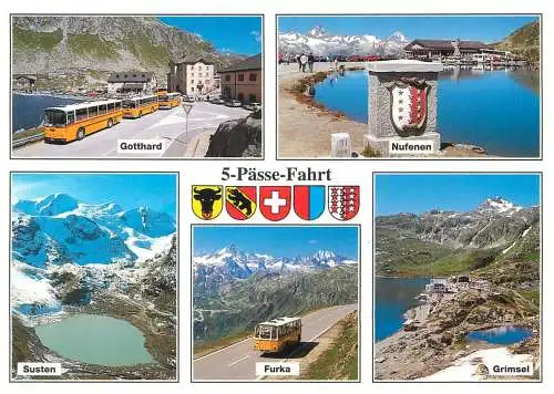 Switzerland Passe Fahrt bus