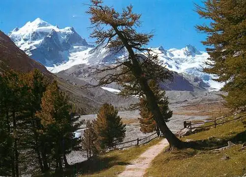 Switzerland Im Rosegtal Piz Roseg und Sellagruppe